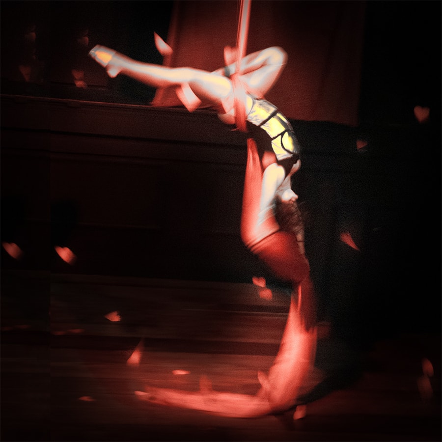 Airealism performing the Bleeding Hearts Circus
