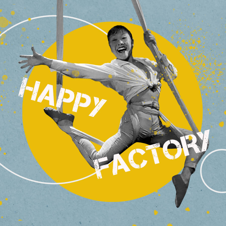 Airealism performing Happy Factory